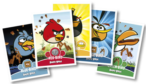 Angry Birds on Angry Birds Nun Auch Als Trading Card Game     Pressereport