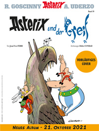 Das vorlufige Cover des neuen Asterix-Albums/Cover: Egmont Ehapa