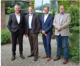 Der neue BTWE-Vorstand (v.l.): Johannes Lomberg, Martin Jonas, Torsten Lffler und Hieronymus Jouen