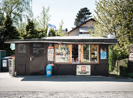 Der Kiosk Moske in Recklinghausen gehrt zu den 50 Programm-Bdchen des 1. Tag der Trinkhallen,  Ruhr Tourismus