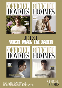 LOFFICIEL HOMMES GERMANY erscheint mit der aktuellen Ausgabe mit vier Covervarianten und unterstreicht damit die Umstellung der Erscheinungsweise von zwei auf viermal im Jahr 