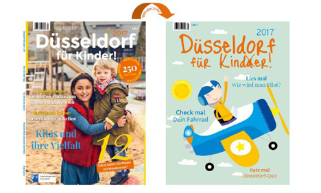 Dsseldorf fr Kinder 2017: Im Handumdrehen wird aus dem Elternmagazin ein Kindermagazin. Foto: Rheinische Post